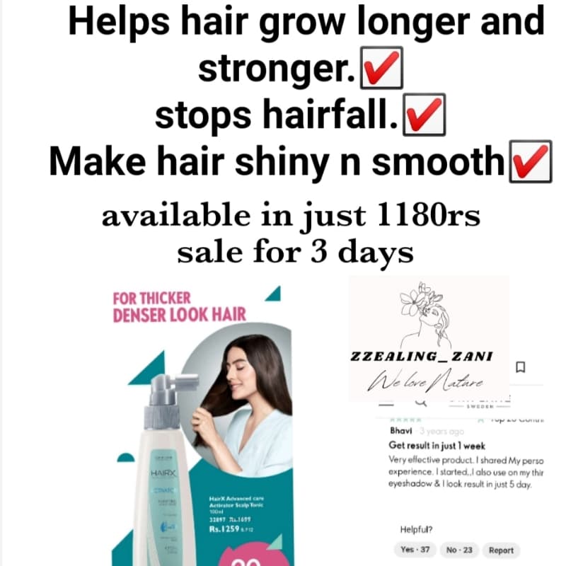 Hairx activator scalp tonic