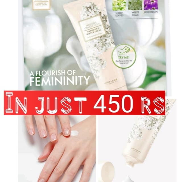 Women collection innocent white lilac